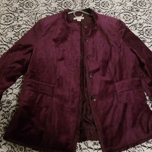 Purple outfit jacket